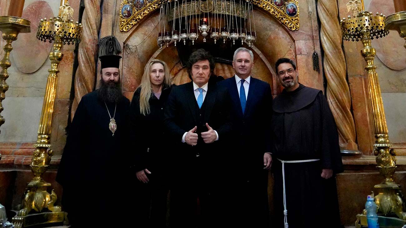 Javier Milei en Israel 