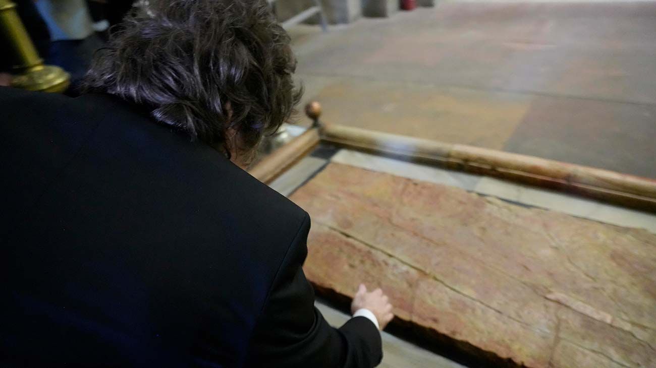 Javier Milei en Israel 