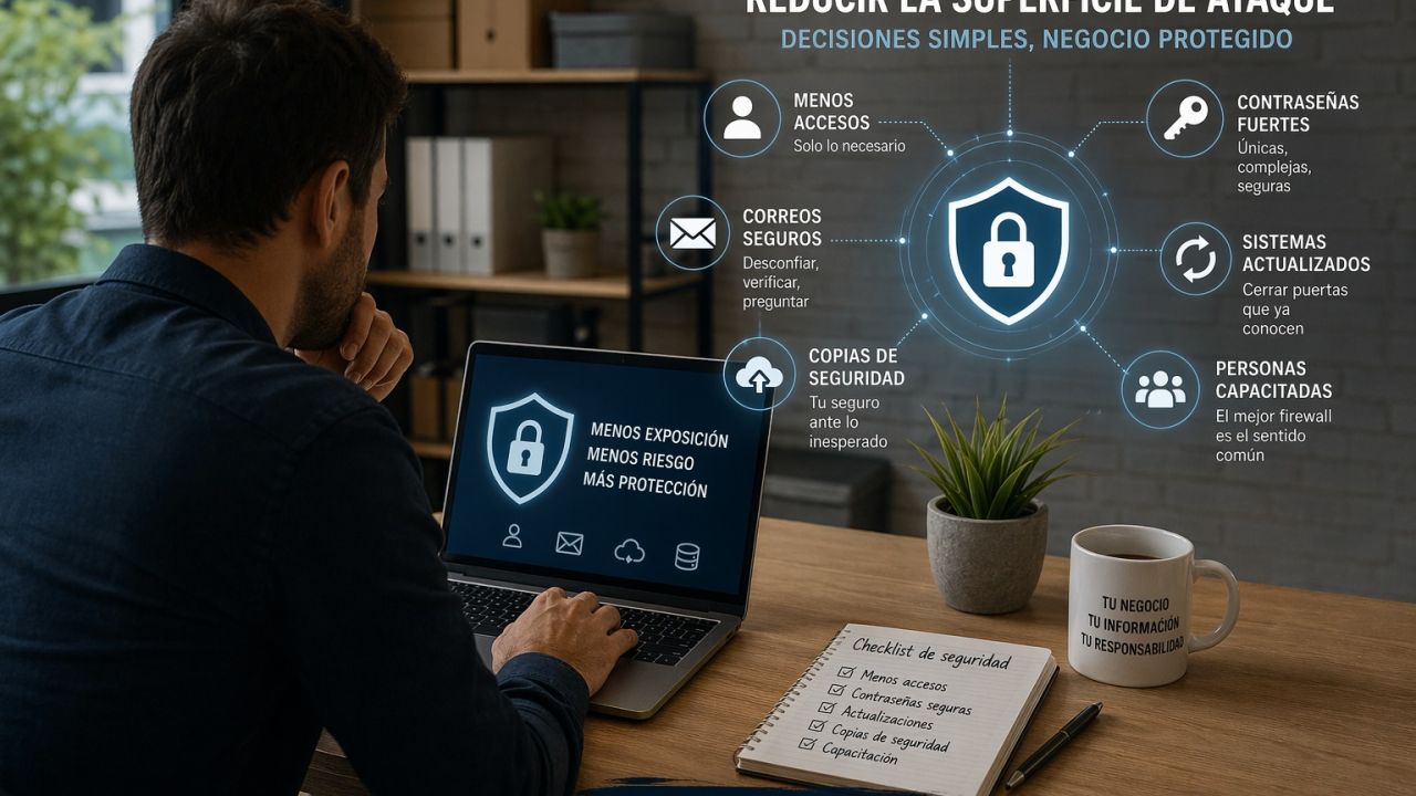Reducir la superficie de ciberataque | Foto:Gentileza ZMA IT Solutions