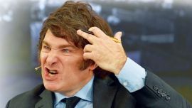 Milei aprovecho un error de Pagni para criticarlo en redes: "Delincuente"