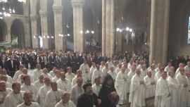 A un año de la muerte del Papa Francisco, Luján reunió a la dirigencia política en una misa masiva