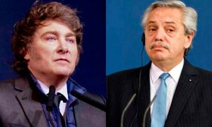 Javier Milei y Alberto Fernández 21042026