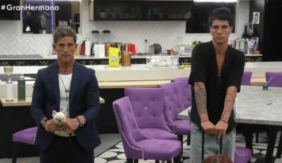 Martín Rodríguez y Nazareno Pompei en Gran Hermano Generación Dorada