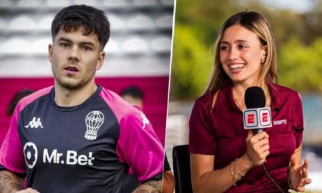 Lucas Blondel y Morena Beltrán