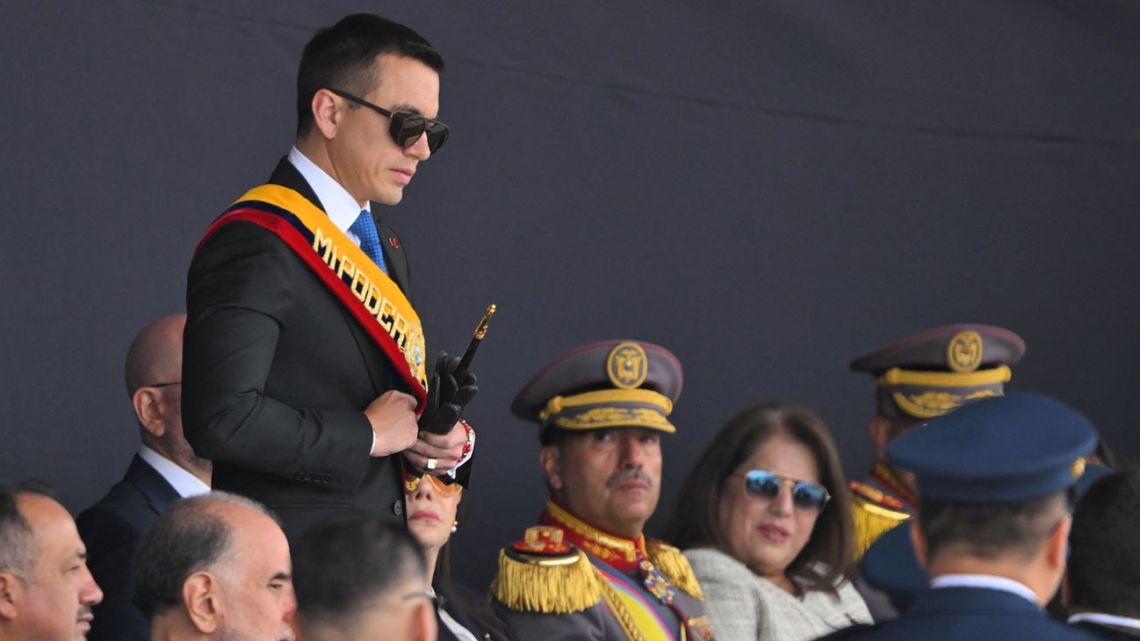 Ecuador's President Daniel Noboa.