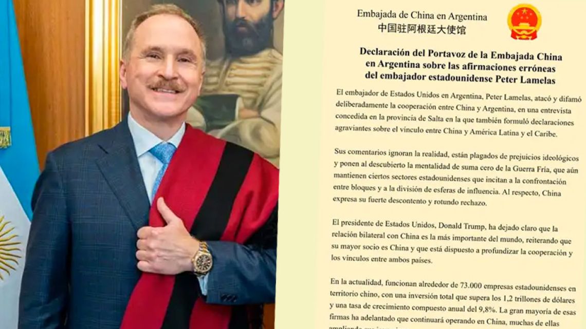 US and Chinese envoys in Argentina clash over influence in the region