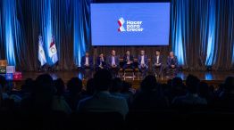 Intendentes del PJ reunidos por Manuel Calvo