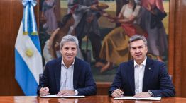 Luis Caputo y Leandro Zdero