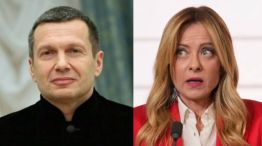 Vladimir Solovyov y Giorgia Meloni 22042026