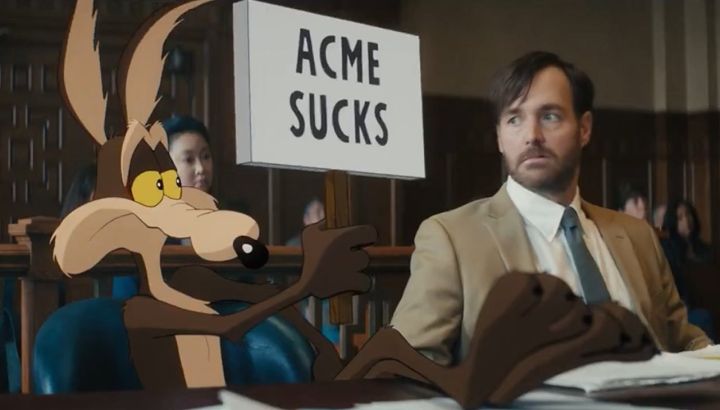 Lanzan el primer vistazo de "Coyote vs. Acme", la nueva película híbrida de acción real y animación