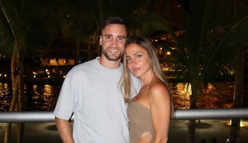 Caro Calvagni y Nicolás Tagliafico