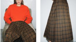 Sweater y falda tendencias 2026 Zara