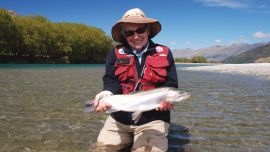 Adiós a Fanny Krieger, leyenda del fly fishing junto a su esposo Mel