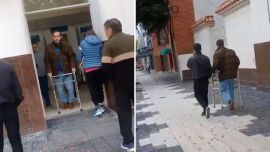 La hija del hombre del banco de Río Tercero desmintió acusaciones: "Mi papá tiene Parkinson hace 18 años, no cobra pensión y es jubilado"