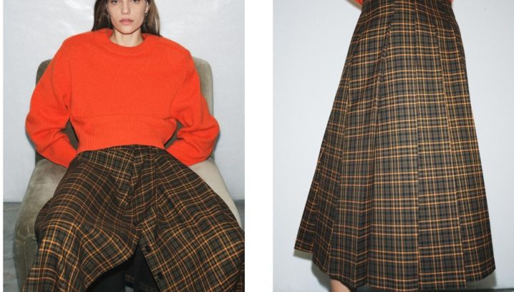 Looks de otoño 2026: sweater y falda, el dúo infalible que cualquiera puede llevar