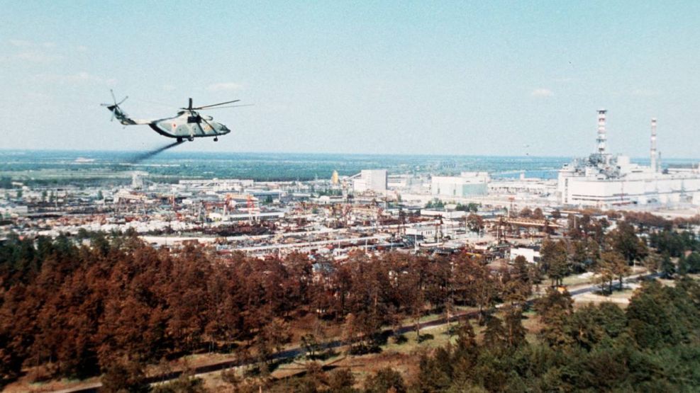 Bosque Rojo de pinos Chernobyl 23042026