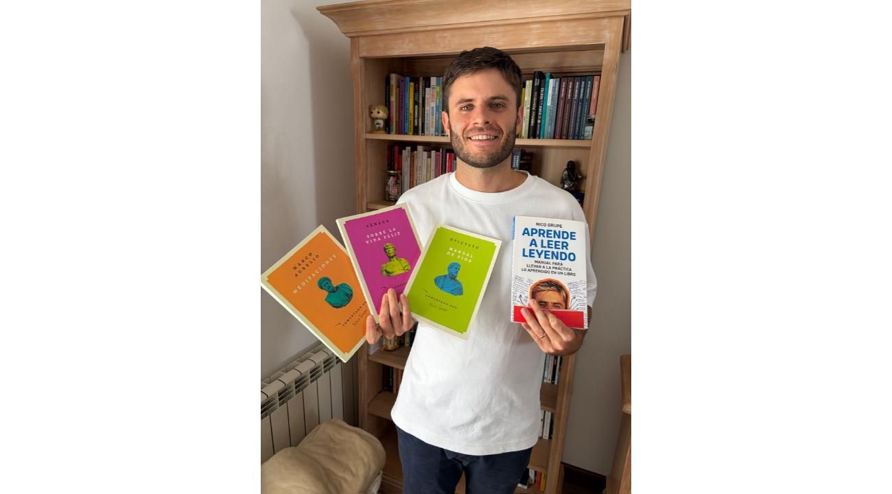 Nico Grupe llega a la Feria del Libro con Epicteto: cómo el estoicismo puede cambiar tu forma de vivir