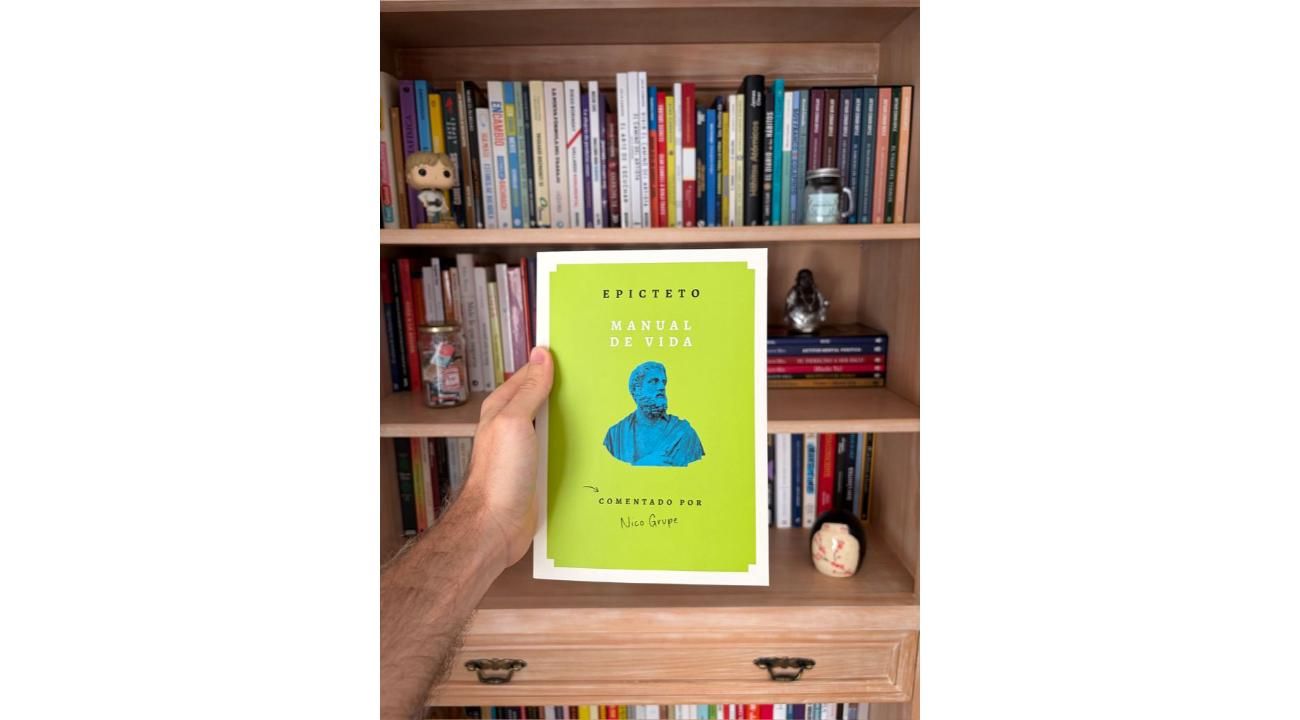 Nico Grupe llega a la Feria del Libro con Epicteto: cómo el estoicismo puede cambiar tu forma de vivir