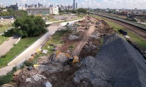 Obra de la calle Brigadier Quiroga