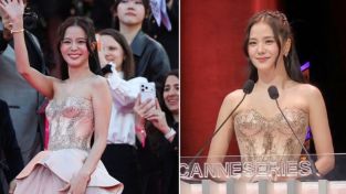 Jisoo en el Festival Internacional de Series de Cannes