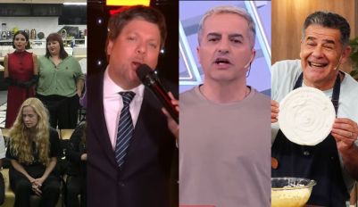 Los participantes de Gran Hermano Generación Dorada, Guido Kaczka, Ángel de Brito y Julián Weich