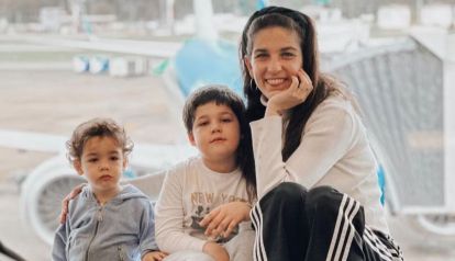 Juana Repetto le cortó ella misma el pelo a su hijo y mostró el gran resultado