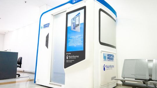Hospital Privado de Córdoba incorporó una cabina de evaluación nutricional con tecnología de bioimpedancia
