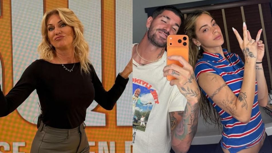 Yanina Latorre, Rodrigo De Paul y Tini Stoessel