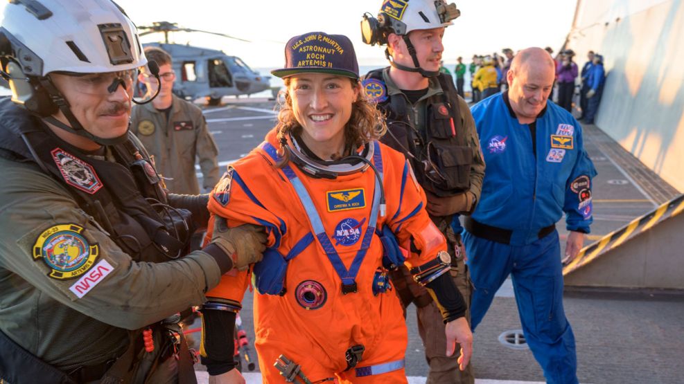 Astronauta de Artemis II, Cristina Koch: “Cuando las personas viven en microgravedad, los órganos vestibulares no funcionan correctamente”