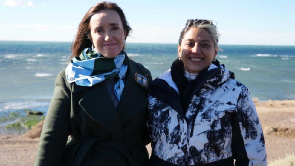 Victoria Villarruel fué recibida en Las Heras, pcia de Santa Cruz 20260424