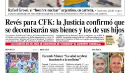 La Tapa del Diario PERFIL del sábado 25 de abril de 2026