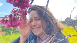 Las mejores fotos de las vacaciones de Laura Novoa en Japón: templos, baños de inmersión y caminatas rodeada de flores