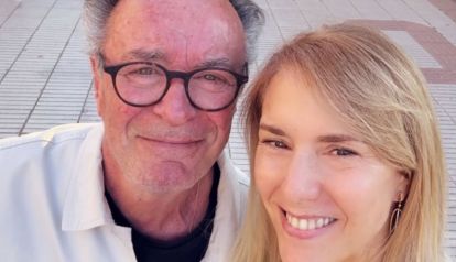 Oscar Martínez y Marina Borensztein