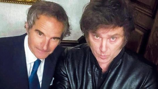 Grossi habló de Milei en plena carrera por la ONU: "A algunos les parece aborrecible, a otros un gran líder"