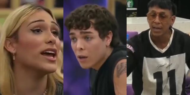 Danelik, Juani Car y Brian Sarmiento en Gran Hermano