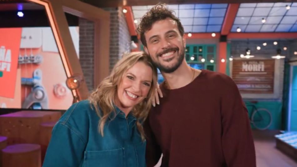 Carina Zampini y Diego Leuco en La Peña de Morfi