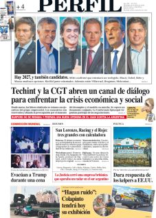 La tapa del Diario PERFIL del domingo 26 de abril de 2026