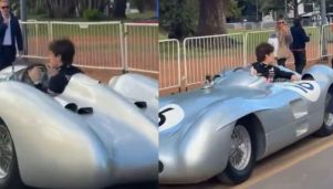 Colapinto en la "Flecha de Plata"