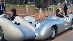 Colapinto en la "Flecha de Plata"