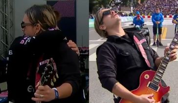 Patricio Sardelli junto a Franco Colapinto