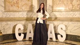 Pampita brilló con un vestido de Carolina Herrera en la Gala de CARAS