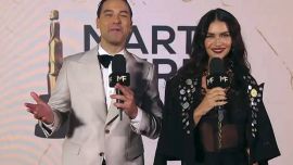 Moda "en naglas": el polémico vestido de Zaira Nara en los Martín Fierro