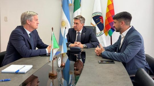 A días de la entrada en vigencia del acuerdo UE-Mercosur, Zdero se reunió con el embajador de la Unión Europea