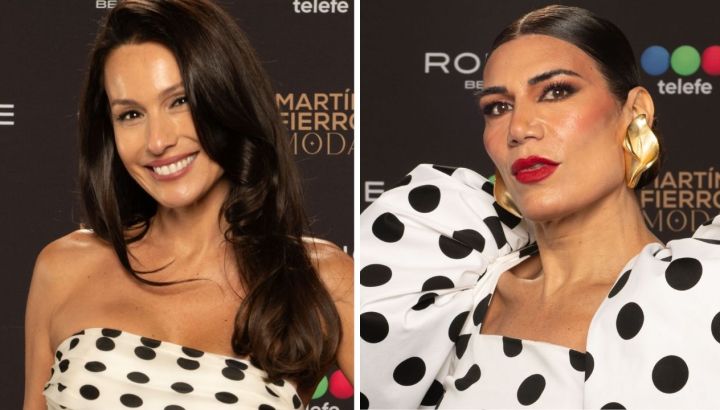 Pampita y Flor de la V coincidieron con sus looks en los Martín Fierro de la Moda: la tendencia al estilo española