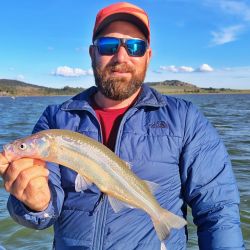 Las lluvias afectaron a una laguna que venía rindiendo hace algunas semanas. 