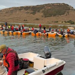 Las lluvias afectaron a una laguna que venía rindiendo hace algunas semanas. 