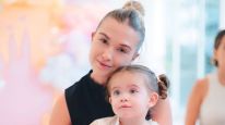 Sofía Calzetti y su hija Olivia