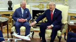 Rey Carlos y Donald Trump 28042026