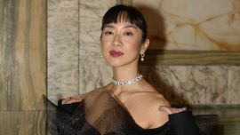 El look estilo modern chic teatral de Débora Nishimoto en la Gala de CARAS