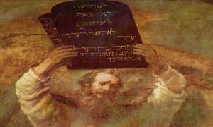 Moisés recibiendo las Tablas de la Ley 20260428